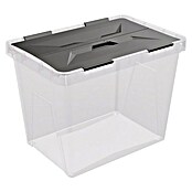 Sunware Aufbewahrungsbox Onyx (L x B x H: 42,4 x 28,1 x 31,3 cm, Kunststoff, Transparent) | BAUHAUS