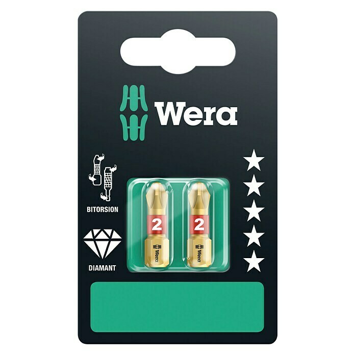 Wera Premium Plus Diamant-Bit 851/1 BDC (PH 2, 25 mm)