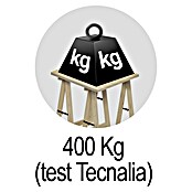 Astigarraga Caballete de madera plegable (Peso máximo admitido: 400 kg con 2 caballetes de madera, Pino)