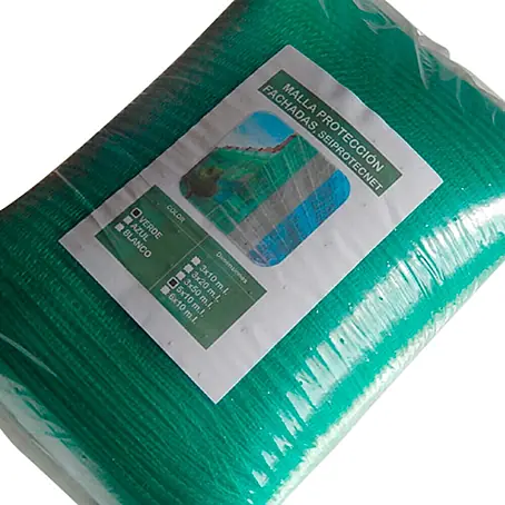 Malla protectora de fachadas y andamios