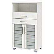 Schildmeyer Niko Highboard (32,6 x 60 x 110,5 cm, Perlweiß)