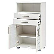 Schildmeyer Niko Highboard (32,6 x 60 x 110,5 cm, Perlweiß)