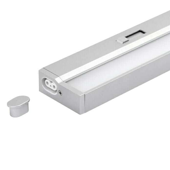 Müller-Licht LED-Unterbauleuchte Conero DIM (10 W, Ein-/Ausschalter, L x B x H: 60,9 x 5,3 x 2,9 cm, Silber)