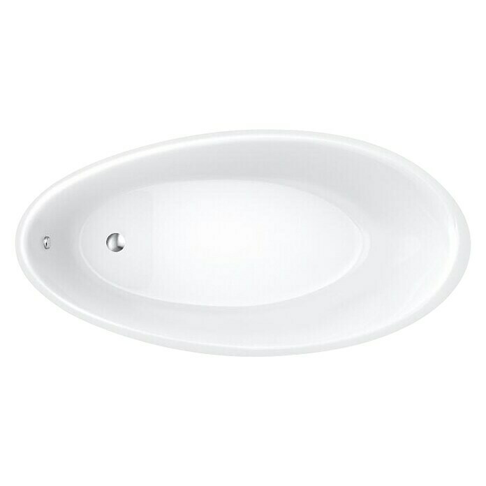 Villeroy & Boch Badewanne Aveo190 x 95 cm, Quaryl, Weiß Front View