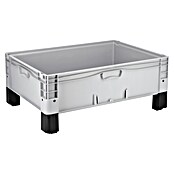Surplus Systems Pie de caja Euronorma (Específico para: Cajas Euronorm Surplus Systems, Inserción, 4 uds.)