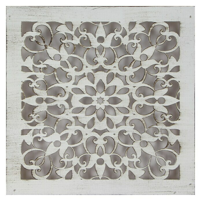 Cuadro de madera Mándala 121 (Mosaico, 30 x 30 cm)