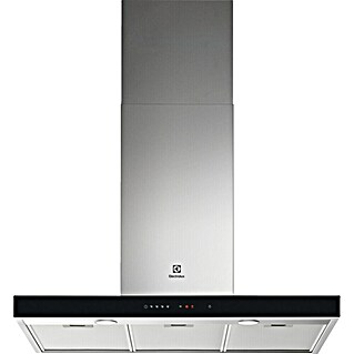 Electrolux Campana decorativa LFT769X (Ancho: 89,9 cm, Máx. Potencia del ventilador en modo extracción: 615 m³/h, Acero inoxidable/Negro)