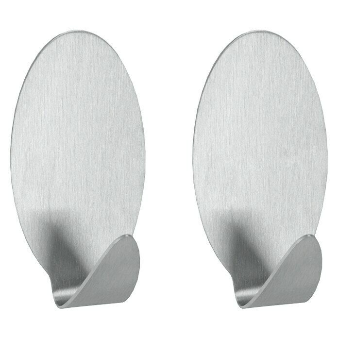 Metaltex Aufhängehaken (L x B: 3,5 x 6,5 cm, 2 Stk., Stahl)