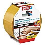 tesa Verlegeband (10 m x 50 mm, Beidseitig selbstklebend, Geeignet für: Fußbodenheizung)