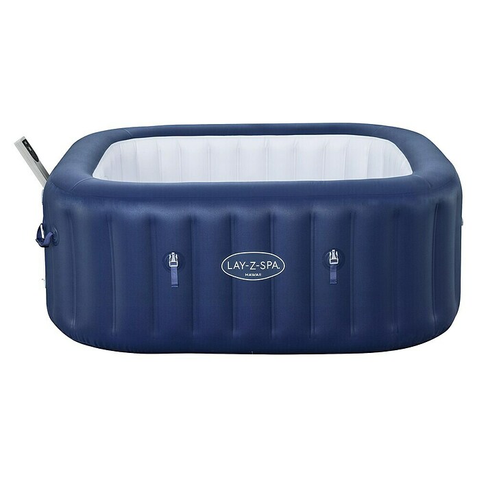 Bestway Lay-Z-Spa Mobilni hidromasažni bazen AirJet 6 Hawaii  (D x Š x V: 180 x 180 x 71 mm, Tamno plava, 840 l) | BAUHAUS
