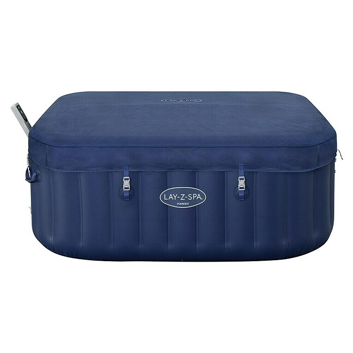 Bestway Lay-Z-Spa Mobilni hidromasažni bazen AirJet 6 Hawaii  (D x Š x V: 180 x 180 x 71 mm, Tamno plava, 840 l) | BAUHAUS
