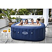 Bestway Lay-Z-Spa Mobilni hidromasažni bazen AirJet 6 Hawaii  (D x Š x V: 180 x 180 x 71 mm, Tamno plava, 840 l) | BAUHAUS