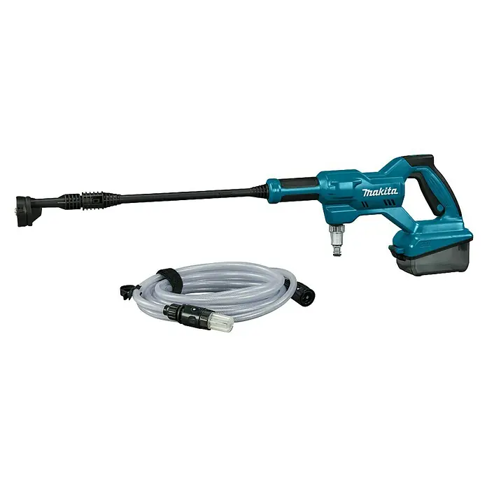 Makita LXT 18V Akku-Druckreiniger DHW180Z - 18 V, Ohne Akku, Max. Druck: 24 bar - Makita Akku-Hochdruckreiniger mit Lanze und Schlauch für flexible Reinigungsarbeiten im Außenbereich.