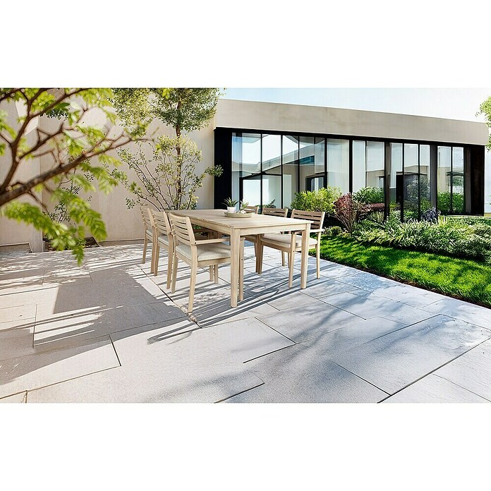 Sunfun Mesa de jardín Nour (L x An x Al: 200 x 100 x 76 cm, Madera de acacia, Natural) | BAUHAUS