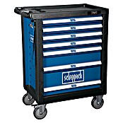 Scheppach Werkstattrollwagen TW1000 (77 x 46 x 97 cm, Stahlblech, Blau, 263-tlg.)