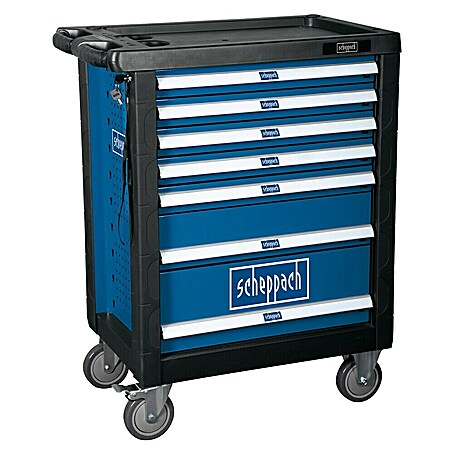 Scheppach Werkstattwagen TW 1000 (L x B x H: 77 x 46 x 97 cm, Stahl, 263 -tlg.)