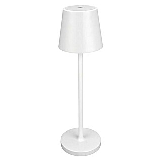 Ferotehna Akumulatorska namizna svetilka Gema (3 W, Do x Š x V: 114 x 114 x 380 mm, Bela)