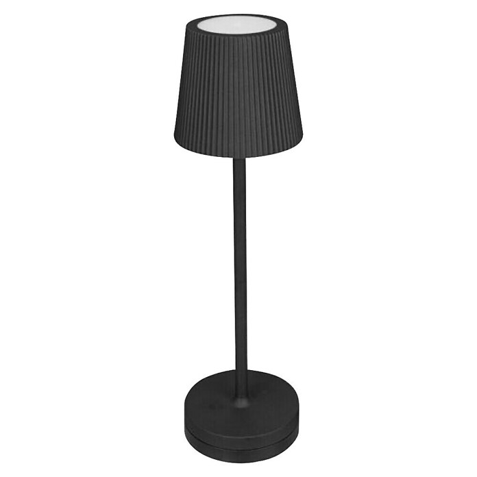 Ferotehna Akumulatorska namizna svetilka Gillian  (3 W, Toplo bela, Črna, IP54) | 3017 - Tischleuchte | CACJ - Tischleuchte | CAC - Indoorleuchten | CA - Beleuchtung | C - Elektro | BAUHAUS