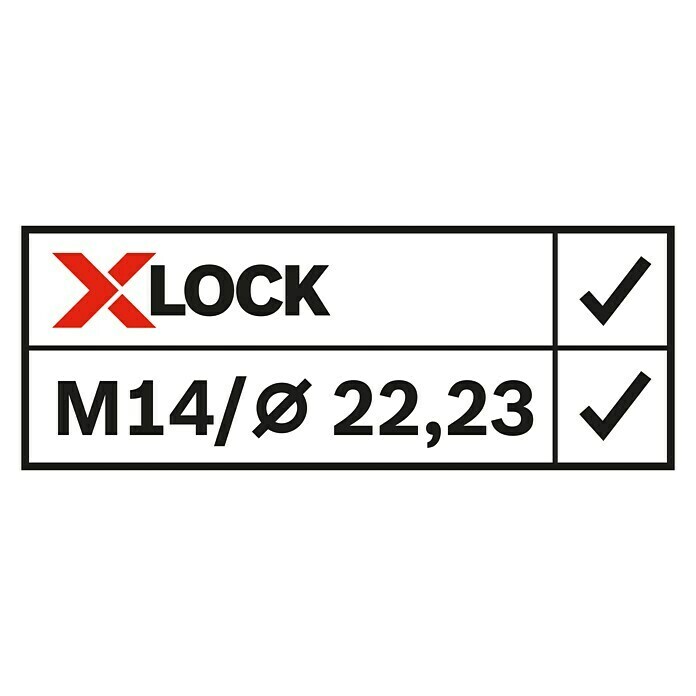 Bosch Professional X-Lock Trennscheibe Standard for Inox125 mm, Stärke Scheibe: 1 mm, 10 Stk., Geeignet für: Metall Unknown