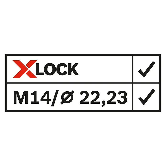 Bosch Professional X-Lock Trennscheibe Standard for Inox - Geeignet für: Metall, Durchmesser Scheibe: 125 mm, 10 Stk. - Produktinformationen: X-LOCK M14/Ø 22,23 mit Häkchen zur Bestätigung. Ideal für professionelle Anwendungen.
