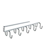 Metaltex Hakenleiste My-Hooks (L x B x H: 25 x 6 x 6 cm)