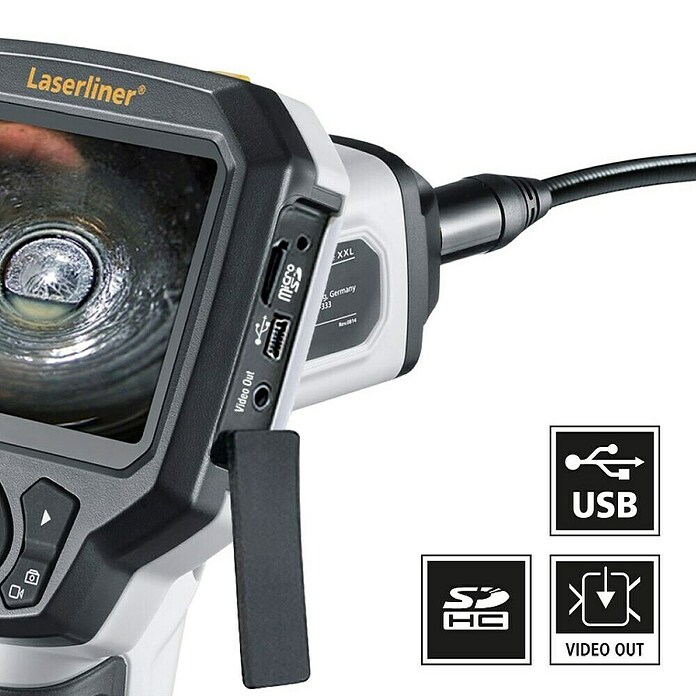 Laserliner Endoskopska kamera  (Duljina: 130 mm, 4 LED diode na objektivu) | BAUHAUS