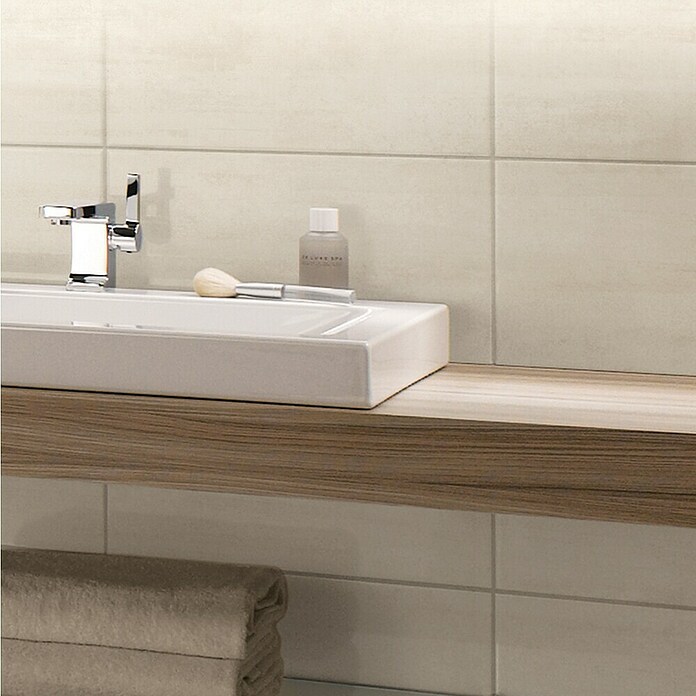 Wandfliese Leyre Arena Beige (30 x 60 cm, Beige, Glänzend) | BAUHAUS