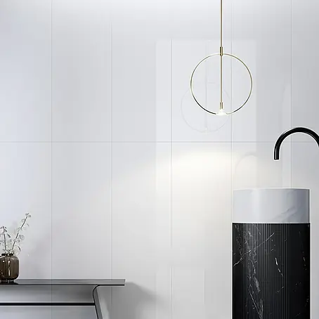 Wandfliese White Glossy