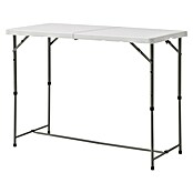 Mesa plegable (L x An: 120 x 60 cm, Blanco)