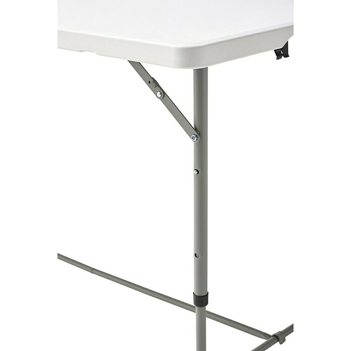 Mesa plegable (L x An: 120 x 60 cm, Blanco)