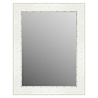 Espejo de pared Roma (64 x 84 cm, Blanco decapado)