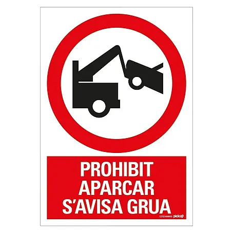 Pickup  Señal de prohibición catalán