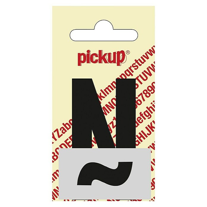 Pickup Etiqueta adhesiva (Motivo: Ñ, Negro)