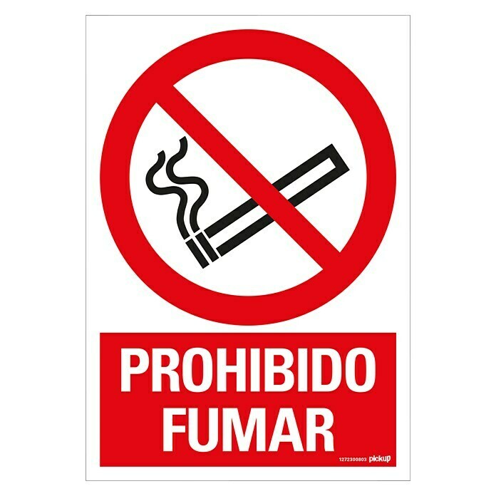Pickup Señal de prohibición (Motivo: Prohibido fumar, L x An: 33 x 23 cm)