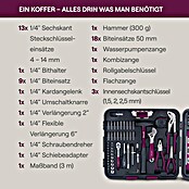 Werkzeugkoffer GO-MH100 GOMAG (L x B x H: 440 x 410 x 80 mm, 90 -tlg.) | BAUHAUS