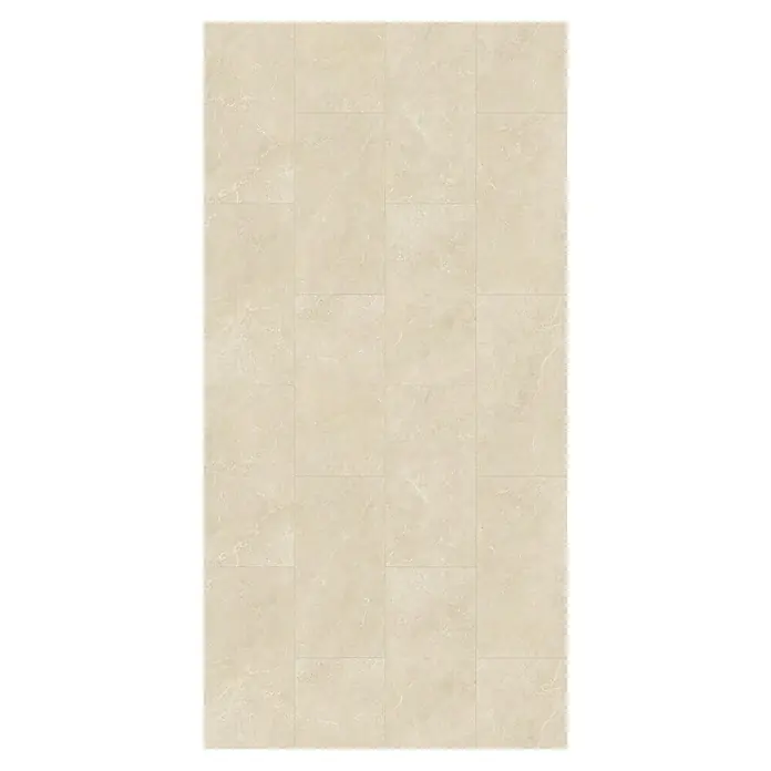 Vinylboden Rigid - Concrete Sahara, Fliese, 812 x 406 x 4 mm - Elegante Fliesen in Marmoroptik für ein stilvolles Ambiente. Die beigen Fliesen verleihen jedem Raum eine warme und luxuriöse Ausstrahlung.