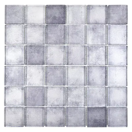 Mosaikfliese Quadrat Crystal SKY 456