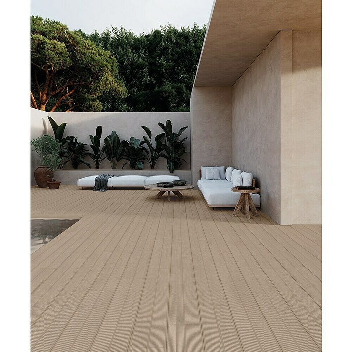 Halcón Porculanska pločica Aspen Deck Taupe  (23,3 x 120 cm, Mat) | BAUHAUS