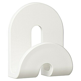 Inofix Colgador adhesivo Calma (Plástico, Blanco, 1 ud.)