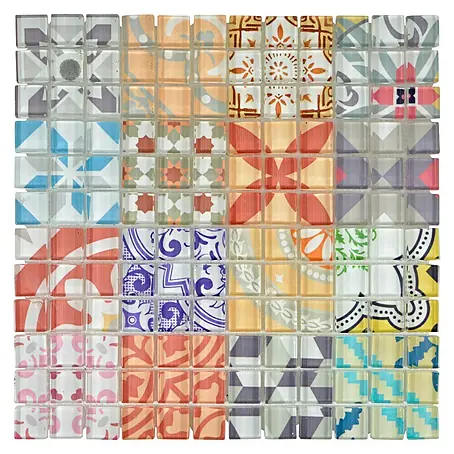 Mosaikfliese Quadrat Crystal XCM 8OP31