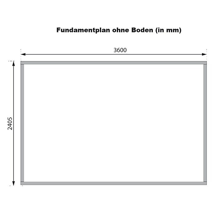 Karibu Gartenhaus Pluto 7 A (Außenmaß inkl. Dachüberstand (B x T): 390 x 273 cm, Holz, Naturbelassen/Anthrazit) | BAUHAUS