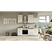 Flex-Well Valero Küchenzeile Typ 1 (Breite: 220 cm, Höhe: 234 cm, Weiß, Mit Elektrogeräten) | BAUHAUS