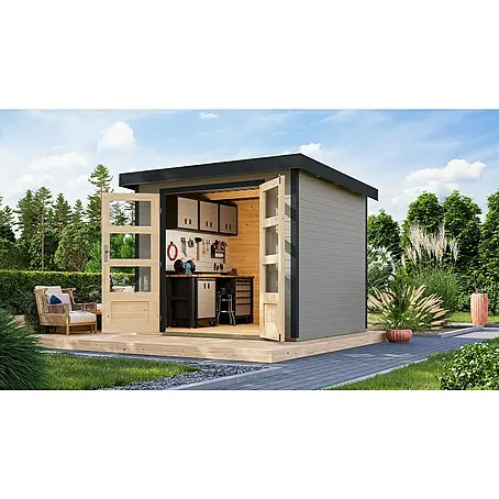 Karibu  Gartenhaus Jupiter 3 D