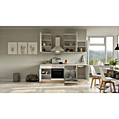 Flex-Well Valero Küchenzeile Typ 1 (Breite: 220 cm, Höhe: 234 cm, Weiß, Mit Elektrogeräten) | BAUHAUS