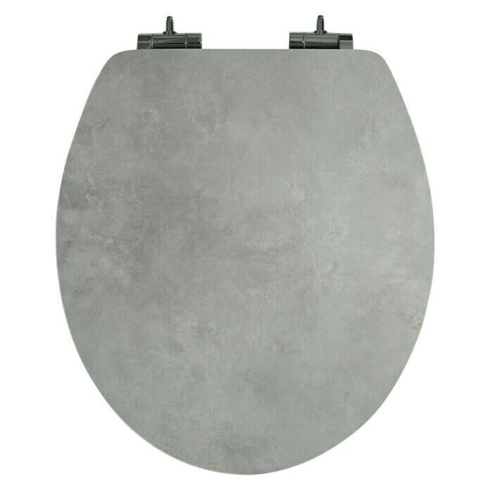 Poseidon WC-Sitz Grey Stone (Mit Absenkautomatik, MDF, Abnehmbar)