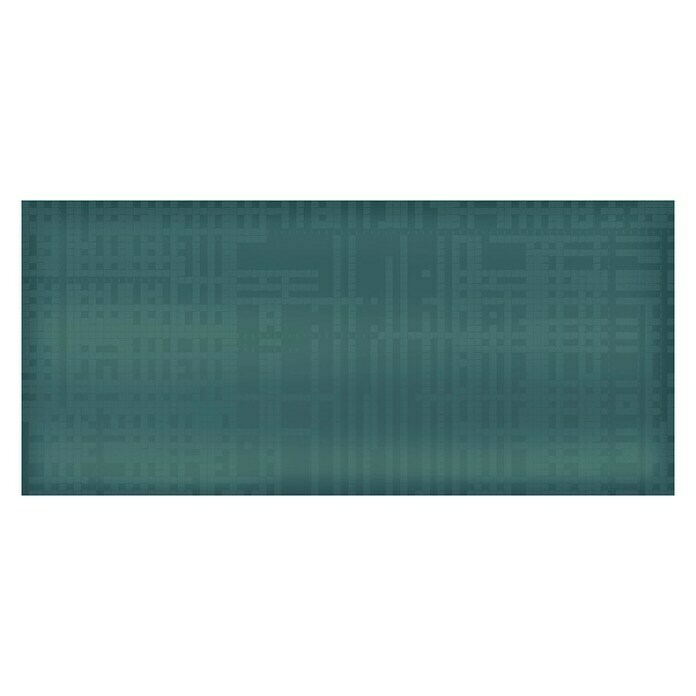 Wandfliese (25 x 55 cm, Grün, Glasiert)