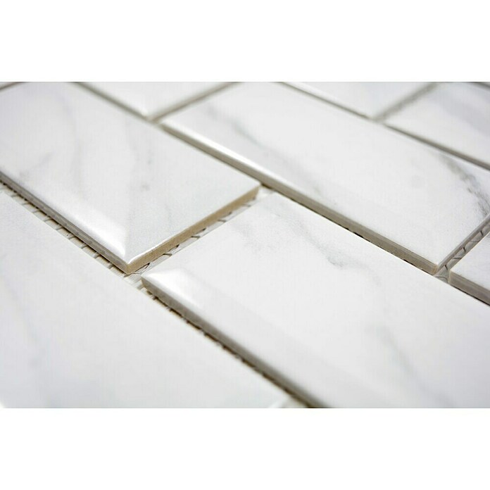 Mozaïektegel Metro Uni Calacatta CG MCT (29,5 x 29,1 cm, Wit, Mat)