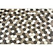 Mozaïektegel Hexagon Mix CU HX150 (32,5 x 28,1 cm, Wit/Zwart/Grijs, Mat)