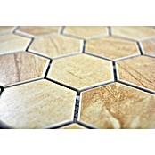 Mozaik pločica Hexagon CTR HX31CM  (32,5 x 28,1 cm, Bež boje, Mat) | BAUHAUS