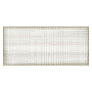 Decocer by Cinca Glow Wandfliese Squares (25 x 55 cm, Champagner, Glänzend)